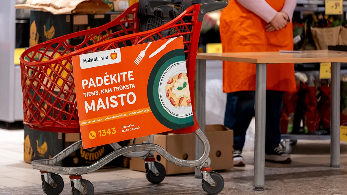 Daugiau nei 1 mln. kg maisto per metus: kaip „Rimi Lietuva“ drauge su pirkėjais kuria realų pokytį / Tauro Gūdmanto nuotr.