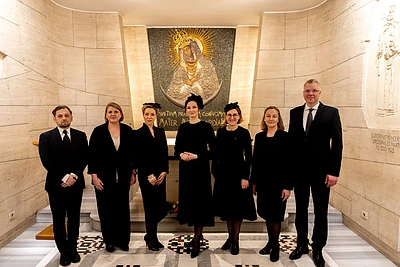 Premjerės Ingos Ruginienės audiencija pas popiežių Leoną XIV / LRV kanceliarijos nuotr.