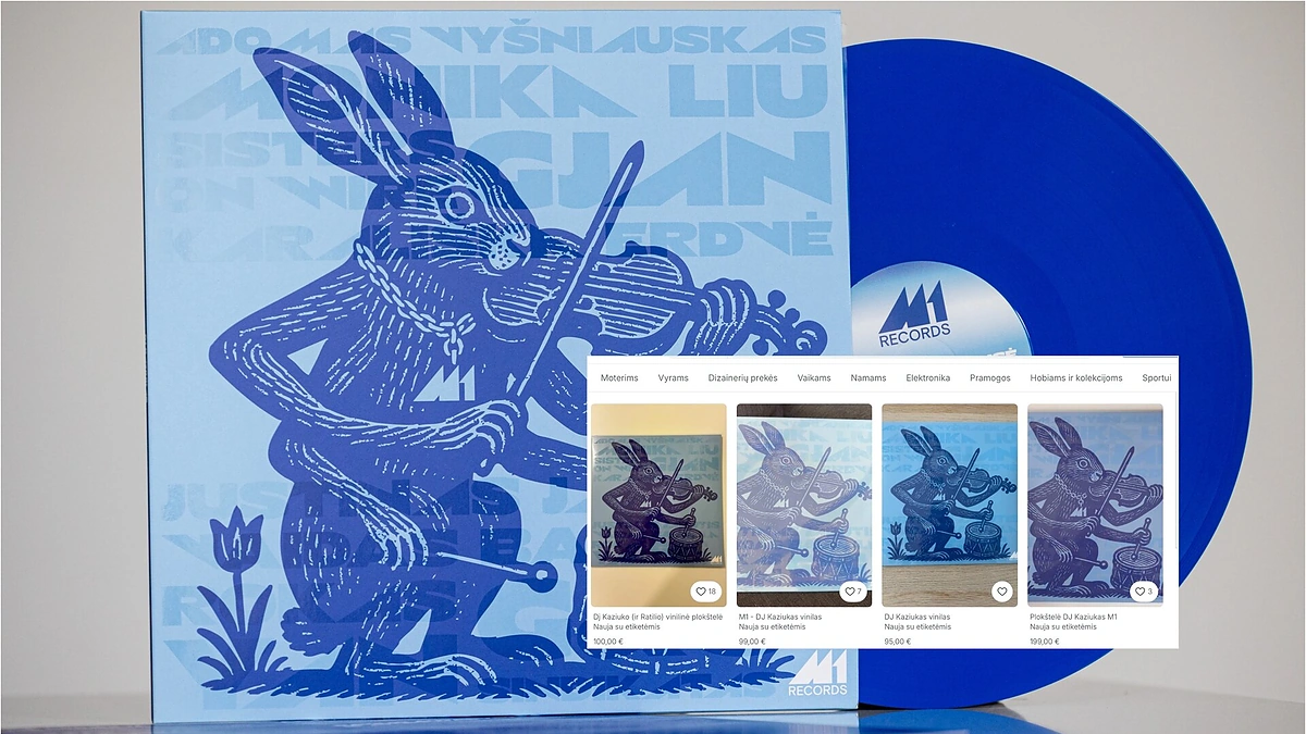 DJ Kaziuko vinilas/ M1 nuotr.