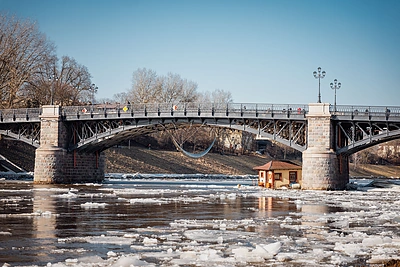 Ledonešis nusinešė Simono Dailidės namą / Skirmantas Lisauskas/ BNS nuotr.