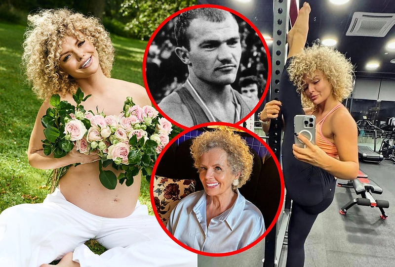 Dominyka Pozniakaitė su mama ir tėčiu Danu Pozniaku / Asmeninio albumo nuotr.