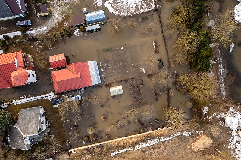 Potvynis Radikiuose / Eriko Ovčarenko / BNS nuotr.