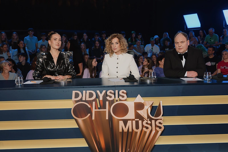 Projekto „Didysis chorų mūšis“ akimirka / LNK nuotr.