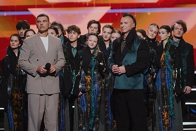 Projekto „Didysis chorų mūšis“ akimirka / LNK nuotr.