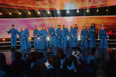 Šou „Didysis chorų mūšis“ akimirka / J.Stepanovos nuotr.