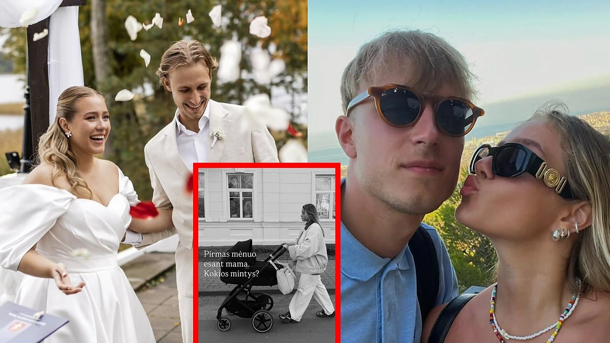 Vakaris Žvagulis su šeima / Auros Kučinskaitės ir soc. tinklų nuotr.