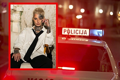 Panevėžyje peiliu užpulta fotografė: kol laukė policijos – sulaužė jam nosį