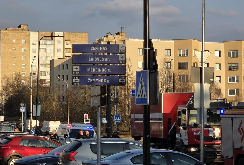 Įvykio vietoje / 15min skaitytojo nuotr.