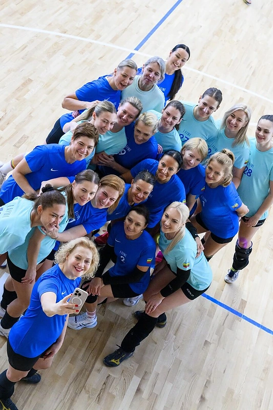 LAIMĖS tinklinio komanda / Augusto Četkausko nuotr.