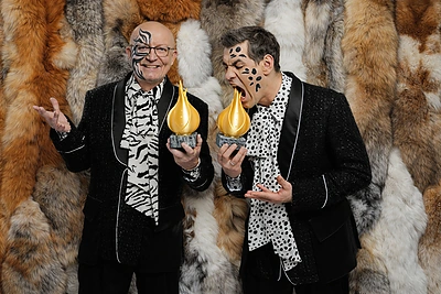 Arūnas Valinskas ir Justinas Jankevičius / Ignė Butrimaitė nuotr.