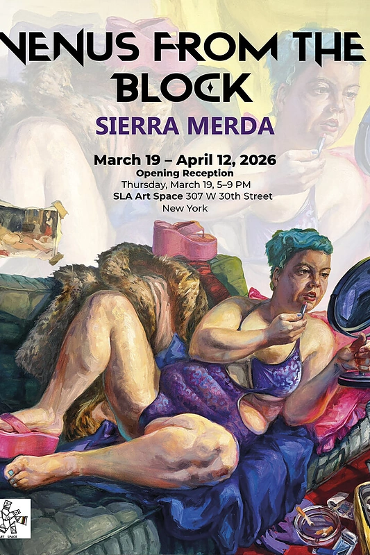 Sierra’os Merda’os tapybos darbų paroda „Venera iš rajono“ / Asmeninio albumo nuotr.