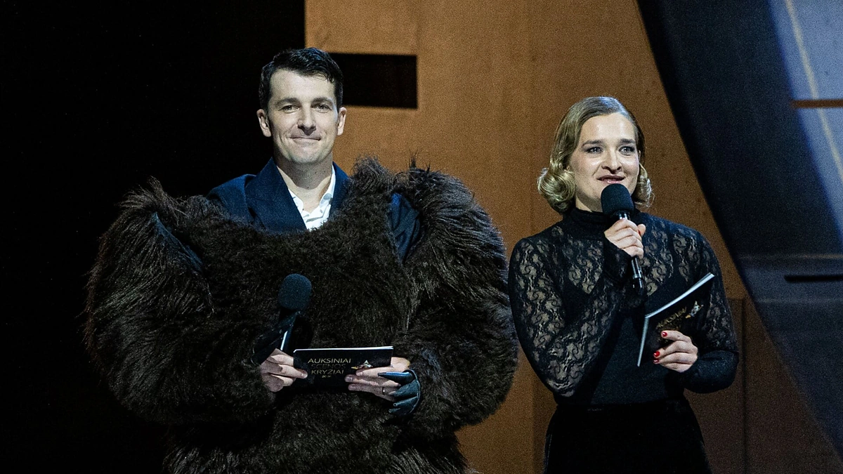 Simonas Storpirštis ir Giedrė Giedraitytė / Pauliaus Peleckio / BNS nuotr.