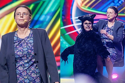 „Auksiniuose svogūnuose“ – sunkiai atpažįstama Inga Valinskienė: įkūnijo garsią šalies politikę