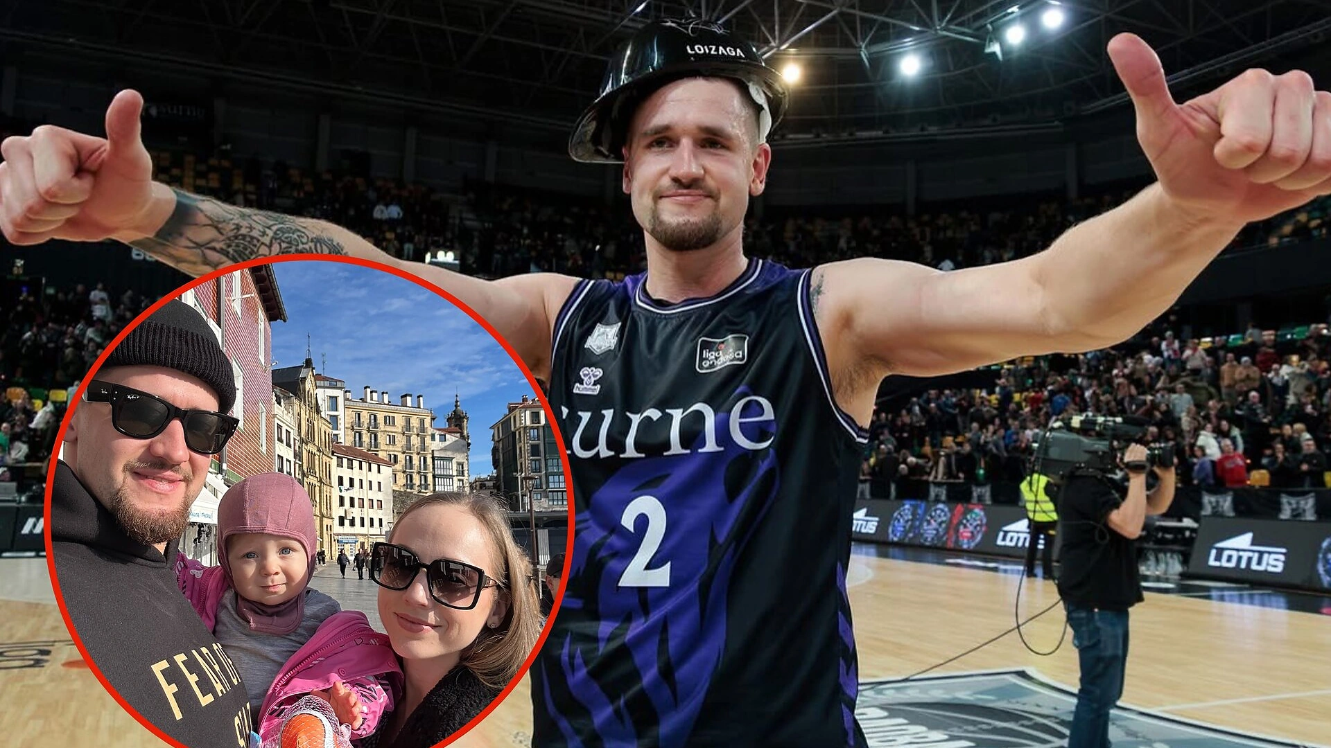 Margiris Normantas su šeima / Klubo „Surne Basket“ ir asmeninio albumo nuotr.