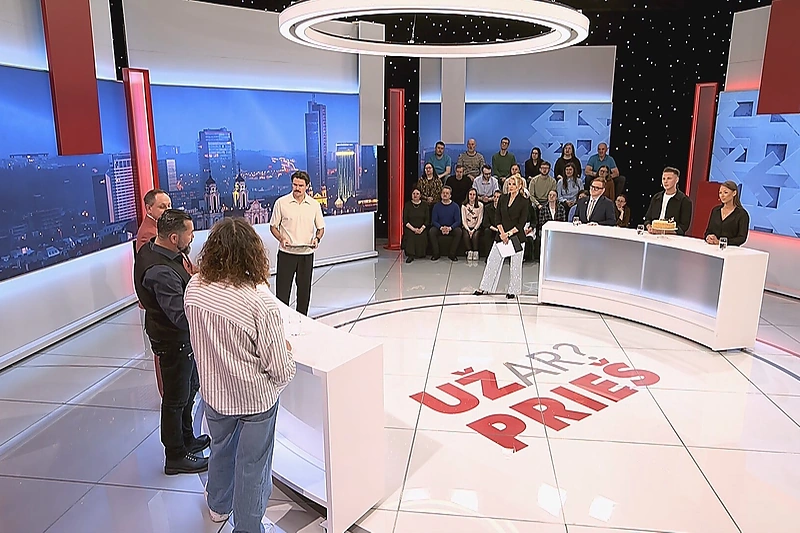 „Už ar prieš“ laidos akimirka / LNK nuotr.