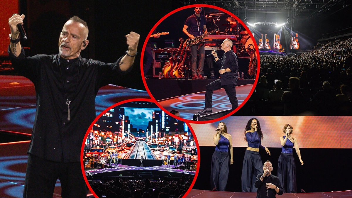 Eros Ramazzotti koncertas „Žalgirio“ arenoje / Teodoro Biliūno / 15min nuotr.