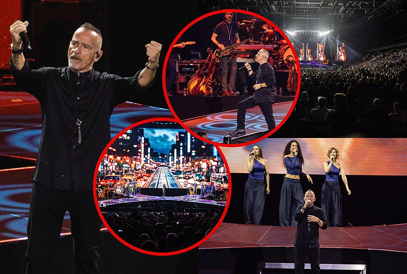 Eros Ramazzotti koncertas „Žalgirio“ arenoje / Teodoro Biliūno / 15min nuotr.