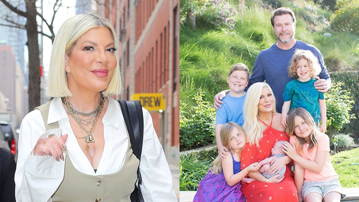 Tori Spelling su šeima / Vida press ir soc. tinklų nuotr.