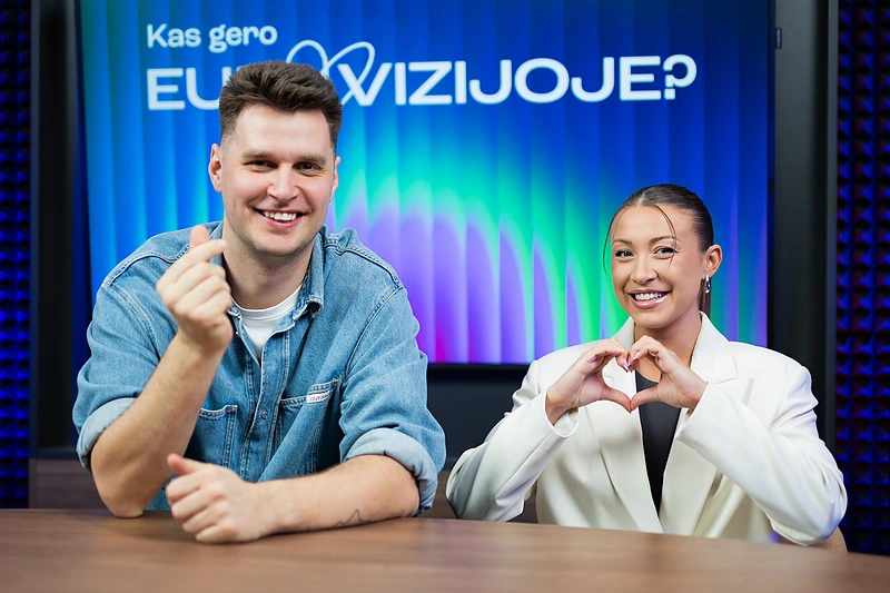 Laidoje „Kas gero Eurovizijoje“ – Eglė Jakštytė / Roberto Riabovo / BNS nuotr.