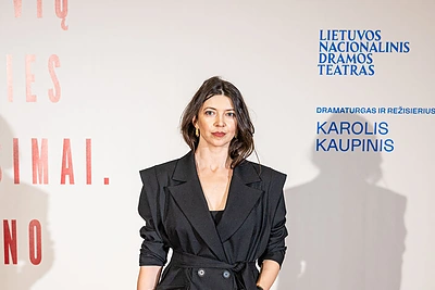 K. Kaupinio spektaklio „Lietuvių mirties pranešimai. Vieno spektaklio istorija“ premjeros svečiai / Pauliaus Peleckio / BNS nuotr.