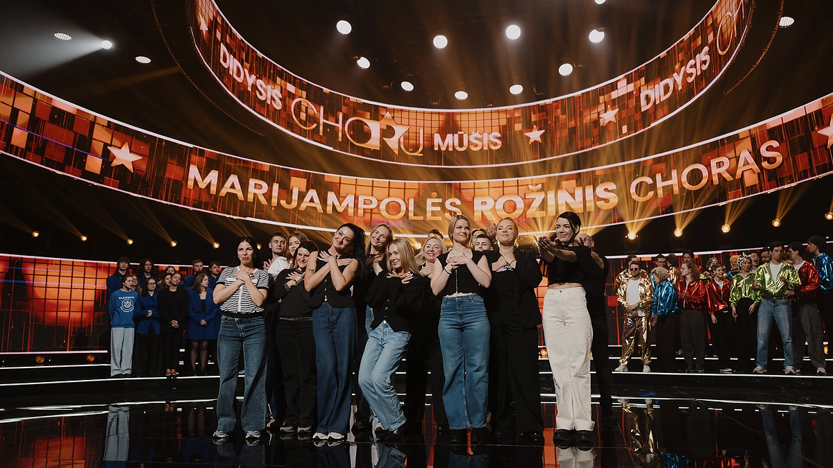 „Didžiojo chorų mūšio“ akimirka / LNK nuotr.