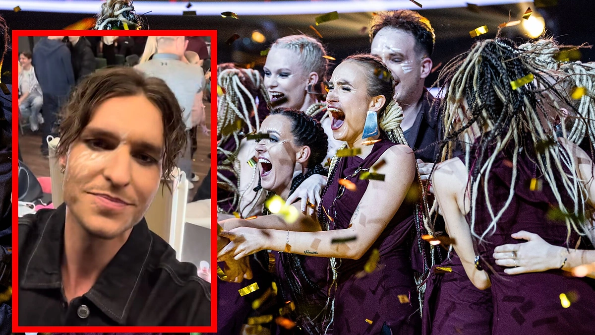 Martynas Kavaliauskas ir Kauno „Rubininis“ choras / Pauliaus Peleckio nuotr., stop kadras