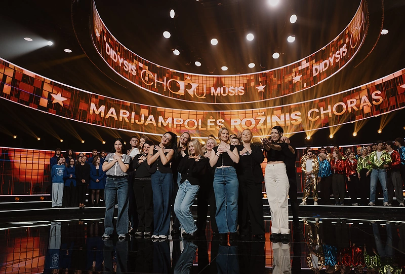Projekto „Didysis chorų mūšis“ finalo repeticijos / LNK nuotr.