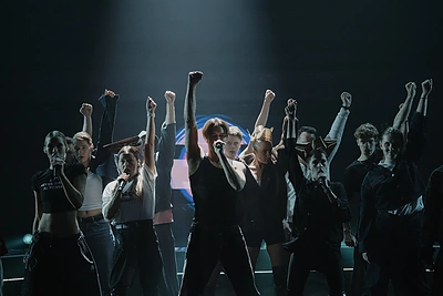 Projekto „Didysis chorų mūšis“ finalo repeticijos / LNK nuotr.