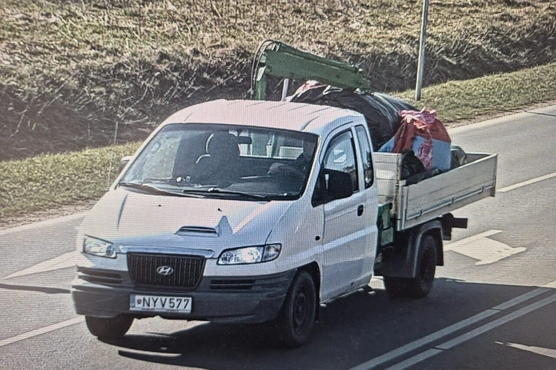Dingusio paramediko vairuotas automobilis / Policijos nuotr.