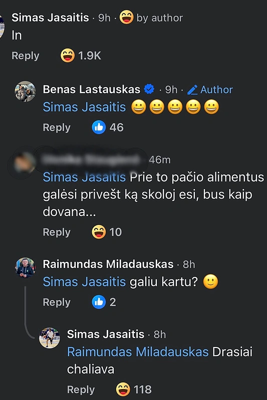 Simo Jasaičio komentarai