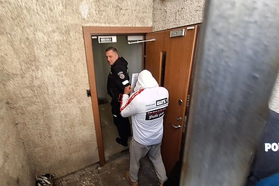 Įtariamasis Manto Sadausko nužudymu atvestas į teismą / Raimundas Celencevičius nuotr.