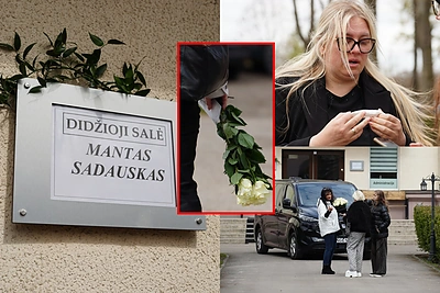 Panevėžyje – skausmo ir ašarų jūra: šeima ir draugai atsisveikina su žiauriai nužudytu Mantu Sadausku