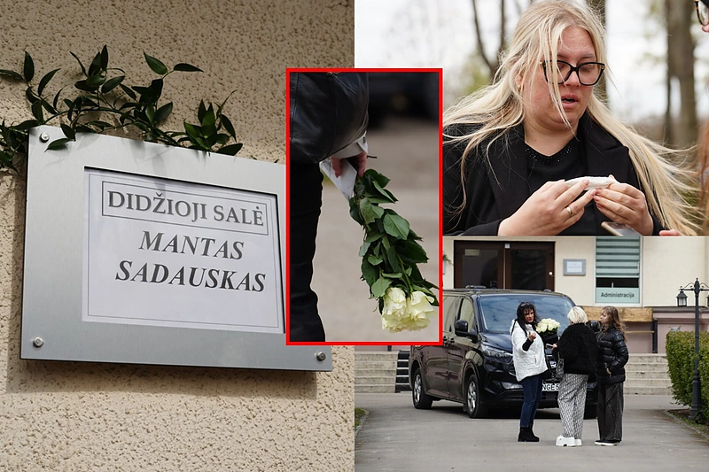 Atsisveikinimas su Mantu Sadausku / Živilės Večiorkutės nuotr.