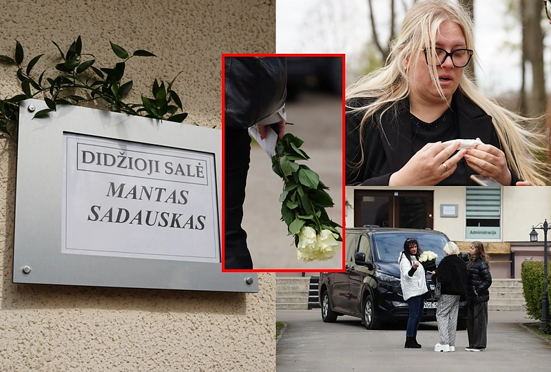 Atsisveikinimas su Mantu Sadausku / Živilės Večiorkutės nuotr.