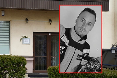 Prie salės, kurioje pašarvotas Mantas Sadauskas – ašarą spaudžiantys žodžiai