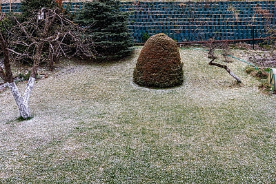 Sniegas balandžio mėnesio pabaigoje / Eriko Ovčarenko / BNS nuotr.