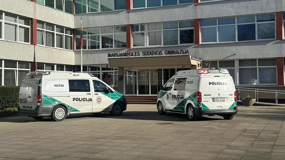 Išpuolis Marijampolės mokykloje / mmm.lt nuotr.