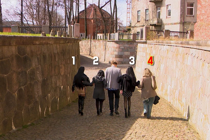 Gytis Volkavičius su žmonomis / LNK nuotr.