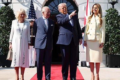 Per karališkosios poros vizitą – netikėtas Donaldo Trumpo pareiškimas: atskleidė, ką jo motina jautė Charlesui III