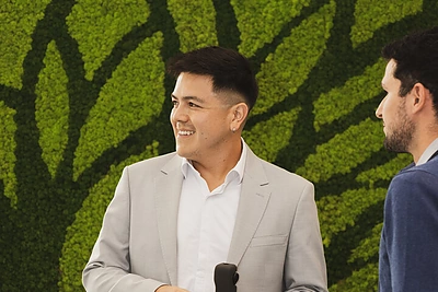 Fabiano ir Andros civilinės santuokos registravimo akimirka Vilniuje / Evelineshot nuotr.
