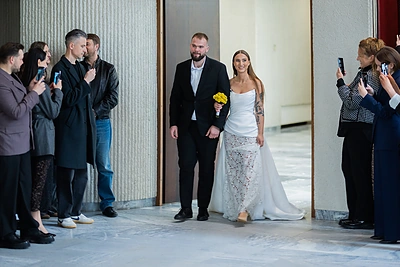 Osvaldo Vagelio ir Eglės Juknaitės vestuvės / Roberto Riabovo / BNS nuotr.