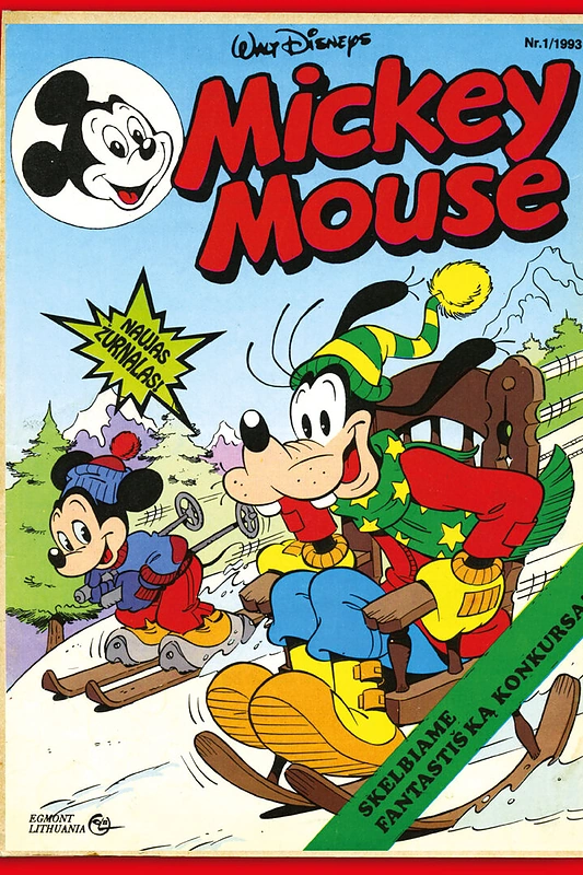 Pirmasis žurnalo „Mickey Mouse“ numeris / „Kid Press“ nuotr.