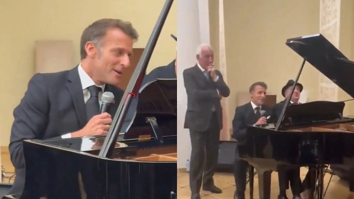 Emmanuelis Macronas / Stopkadrai