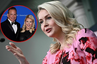 Trumpo sekretorė Karoline Leavitt ir jos 32 metais vyresnis vyras susilaukė kūdikio