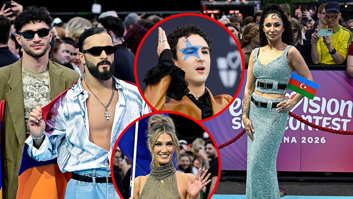„Eurovizijos“ turkio spalvos kilimo ceremonija Vienoje / Scanpix nuotr.