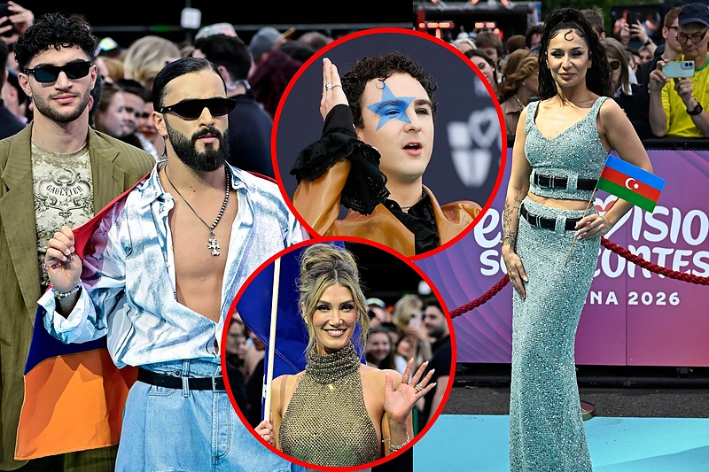 „Eurovizijos“ turkio spalvos kilimo ceremonija Vienoje / Scanpix nuotr.