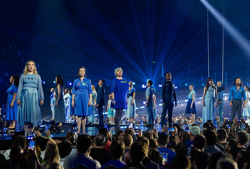 „Eurovizijos“ Vienoje pirmojo pusfinalio dalyviai / Roberto Riabovo / BNS nuotr.