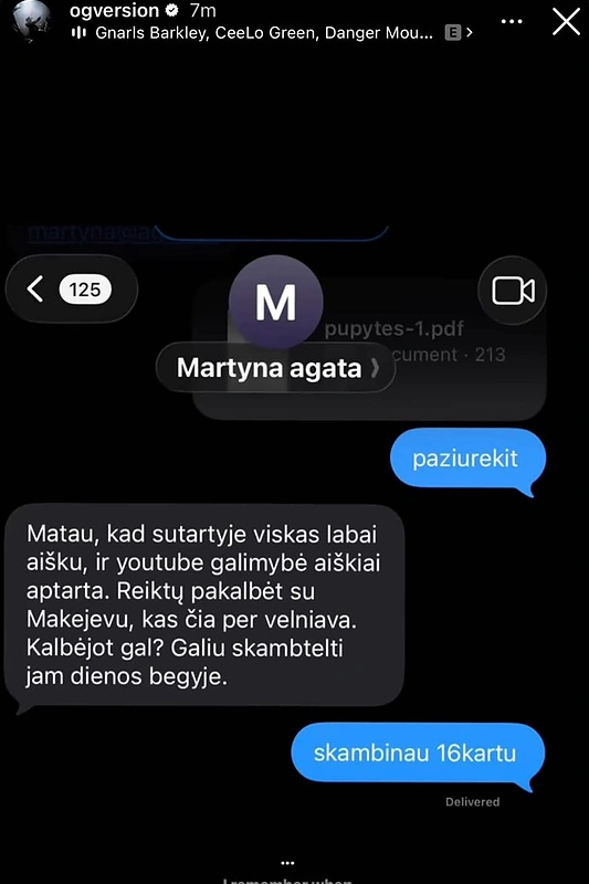 OG Version storiai / Stop kadras