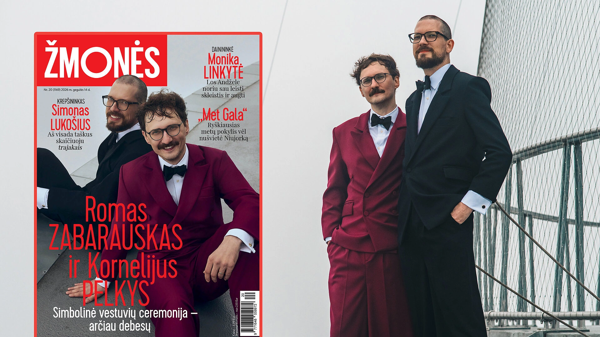 Romas Zabarauskas ir Kornelijus Pelkys / Domanto Kanclerio nuotrauka