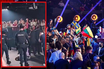 Pirmojo „Eurovizijos“ pusfinalio metu – incidentas: teko įsikišti policijai